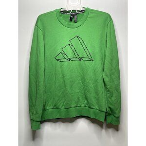 Adidas M FI GFX Crew Men's Sweatshirt Pullover L Green Black